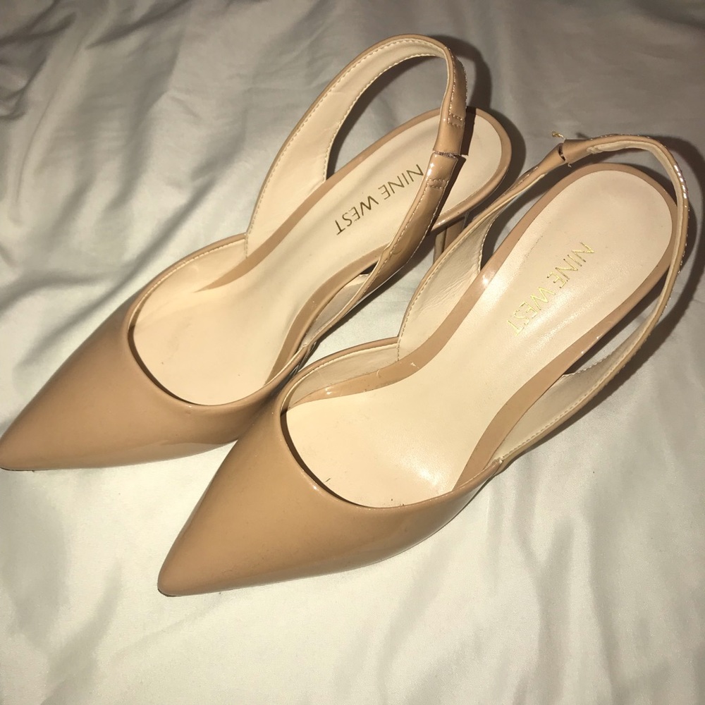 Nude Nine West heels